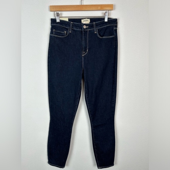 NWT L’Agence Margot High Rise Skinny Jean in Bleu 30 - Picture 3 of 12